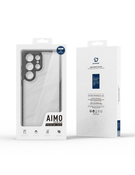 DUX DUCIS Aimo - Case blindée pour Samsung Galaxy S23 Ultra noir