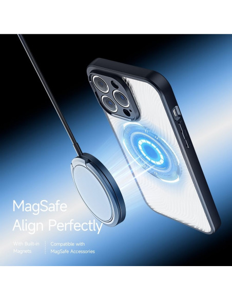 DUX DUCIS Aimo Mag - Case blindée compatible avec MagSafe pour Apple iPhone 13 noir