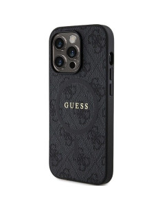 Véritable Case GUESS GUHMP13XG4GFRK pour iPhone 13 Pro Max (Compatible avec Magsafe / 4G Ring classic logo / noir) 2