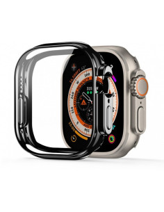 DUX DUCIS SAMO Coque de protection avec verre pour Apple Watch Ultra / Ultra 2 49 mm noir