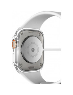 DUX DUCIS Samo - Coque de protection en TPU souple avec verre pour Apple Watch Ultra/Ultra 2 49mm argenté. 2