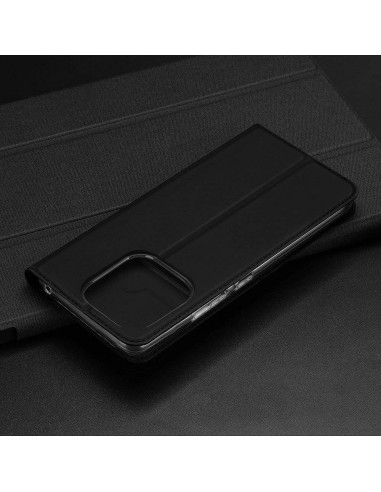 DUX DUCIS Skin Pro - Coque à rabat pour Redmi 12C noir