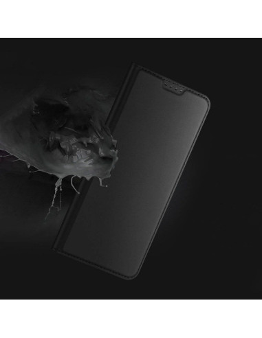 DUX DUCIS Skin Pro - Coque à rabat pour Redmi 12C noir