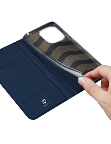 DUX DUCIS Skin Pro - Coque à rabat pour Redmi 12C bleu