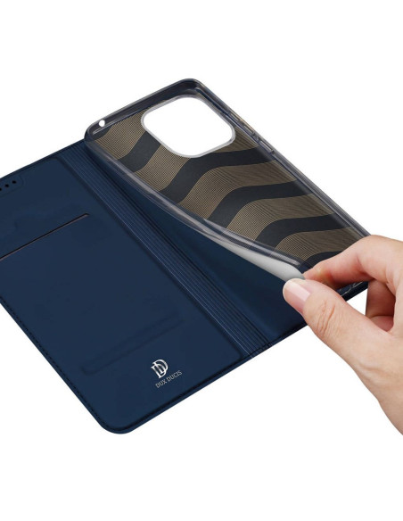 DUX DUCIS Skin Pro - Coque à rabat pour Redmi 12C bleu