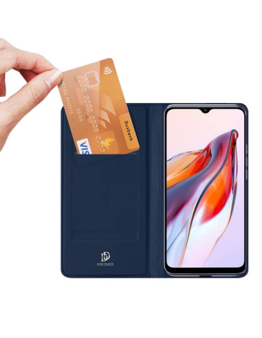 DUX DUCIS Skin Pro - Coque à rabat pour Redmi 12C bleu