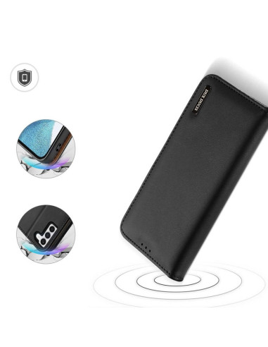 DUX DUCIS Hivo - Case en cuir pour Samsung Galaxy S23 noir