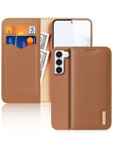 DUX DUCIS Hivo - Case en cuir pour Samsung Galaxy S23 marron