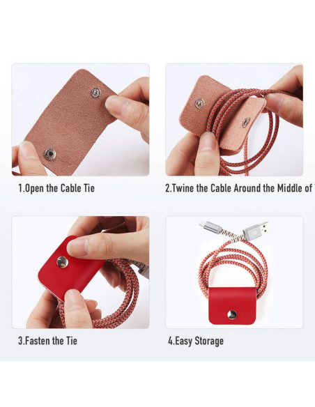 DUX DUCIS Hivo - Case en cuir pour Samsung Galaxy S23 rouge
