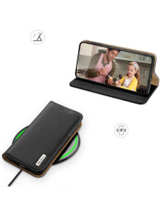 DUX DUCIS Hivo - Case en cuir pour Samsung Galaxy S23 Plus noir 2