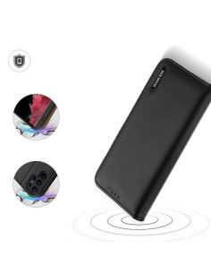 DUX DUCIS Hivo - Case en cuir pour Samsung Galaxy S23 Ultra noir 2