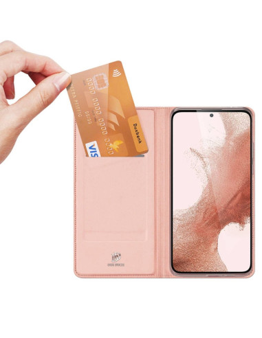 DUX DUCIS SKIN PRO étui pour SAMSUNG S23 rose