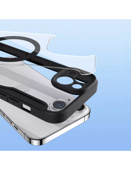 DUX DUCIS Skin X Pro - Coque compatible MagSafe pour Apple iPhone 13/14 noir