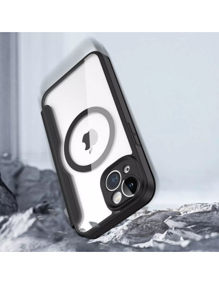 DUX DUCIS Skin X Pro - Coque compatible MagSafe pour Apple iPhone 13/14 noir