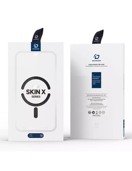 DUX DUCIS Skin X Pro - Coque compatible MagSafe pour Apple iPhone 13/14 noir