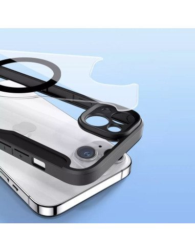 DUX DUCIS Skin X Pro - Coque compatible MagSafe pour Apple iPhone 14 Plus noir