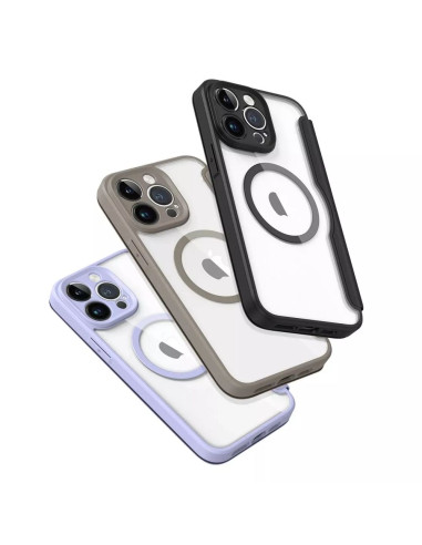 DUX DUCIS Skin X Pro - Coque à rabat compatible MagSafe pour Apple iPhone 14 Pro Max noir