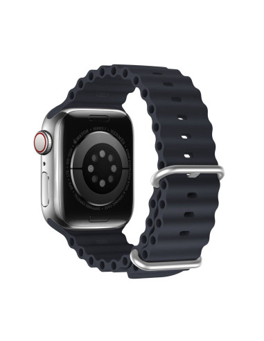 DUX DUCIS Ocean Wave - Bracelet en silicone pour Apple Watch 38/40/41mm graphite