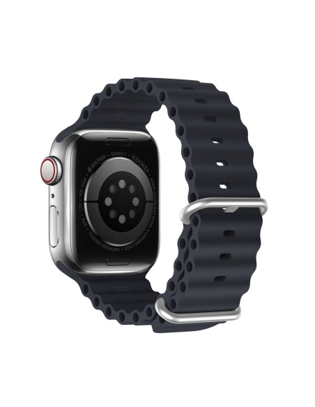 DUX DUCIS Ocean Wave - Bracelet en silicone pour Apple Watch 38/40/41mm graphite