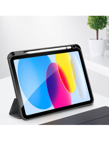 DUX DUCIS Domo - Case pliante avec porte-stylet pour iPad 10 (2022) noir