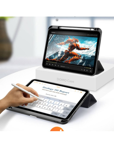 DUX DUCIS Domo - Case pliante avec porte-stylet pour iPad 10 (2022) noir
