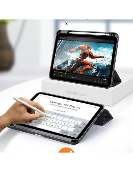 DUX DUCIS Domo - Case pliante avec porte-stylet pour iPad 10 (2022) noir