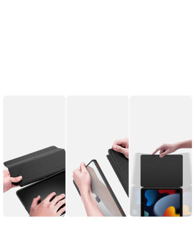 DUX DUCIS MAGI Case avec porte-stylet pour iPad 10.9 (2022) noir