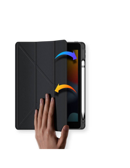 DUX DUCIS MAGI Case avec porte-stylet pour iPad 10.9 (2022) noir
