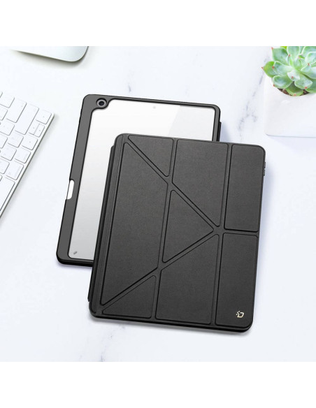 DUX DUCIS MAGI Case avec porte-stylet pour iPad 10.9 (2022) noir