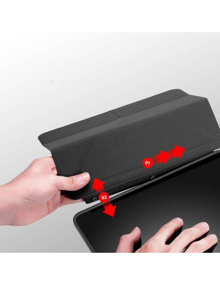 DUX DUCIS MAGI Case avec porte-stylet pour iPad 10.9 (2022) noir