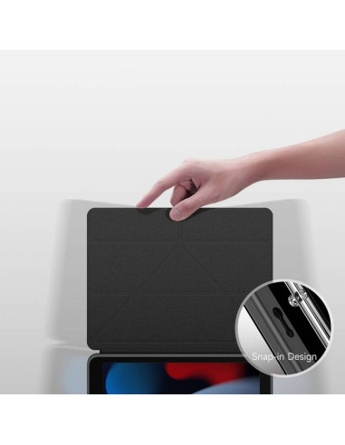 DUX DUCIS MAGI Case avec porte-stylet pour iPad 10.9 (2022) noir