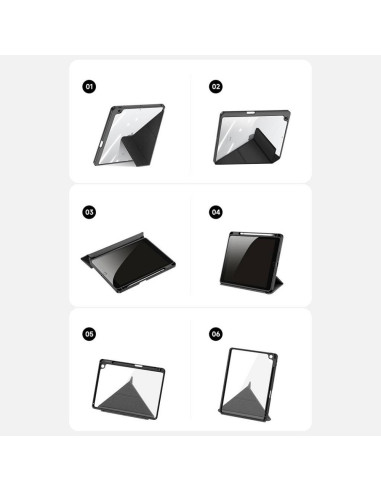DUX DUCIS MAGI Case avec porte-stylet pour iPad 10.9 (2022) noir