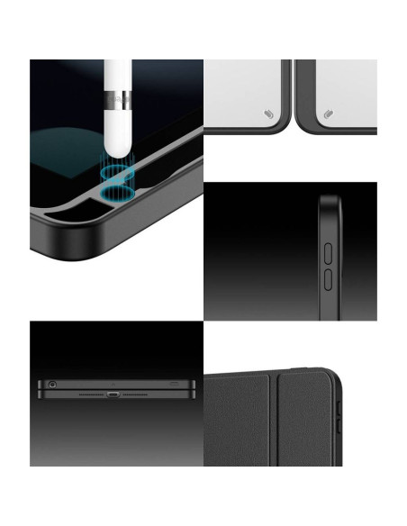 DUX DUCIS MAGI Case avec porte-stylet pour iPad 10.9 (2022) noir