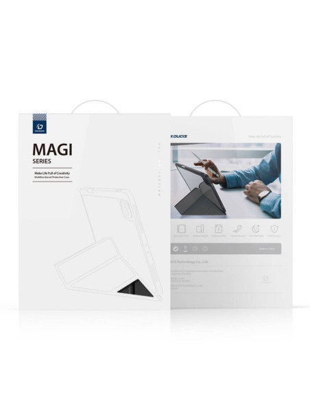 DUX DUCIS MAGI Case avec porte-stylet pour iPad 10.9 (2022) noir