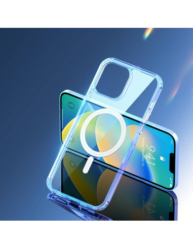 DUX DUCIS Coque CLIN MAG compatible avec MagSafe pour IPHONE 13 / 14 transparent