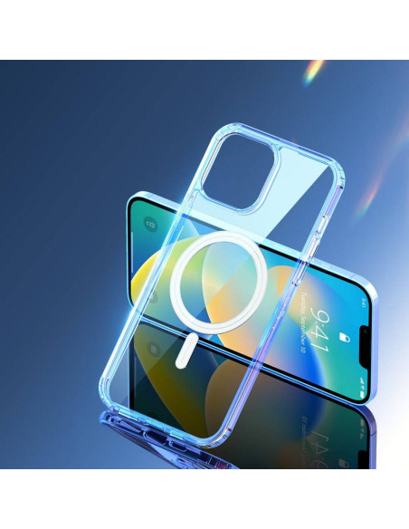 DUX DUCIS Coque CLIN MAG compatible avec MagSafe pour IPHONE 13 / 14 transparent