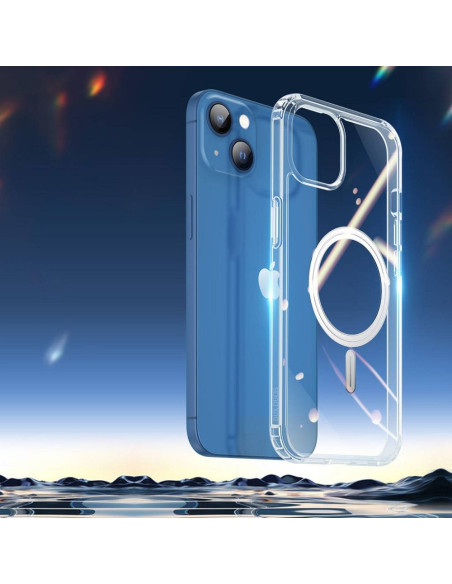 DUX DUCIS Coque CLIN MAG compatible avec MagSafe pour IPHONE 13 / 14 transparent