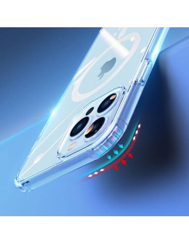 DUX DUCIS Clin - Case transparente compatible MagSafe pour iPhone 14 Pro Max