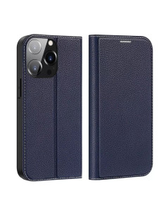 DUX DUCIS Skin X2 - Coque à rabat pour Apple iPhone 14 Pro bleu 2