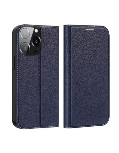 DUX DUCIS Skin X2 - Coque à rabat pour Apple iPhone 14 Pro bleu