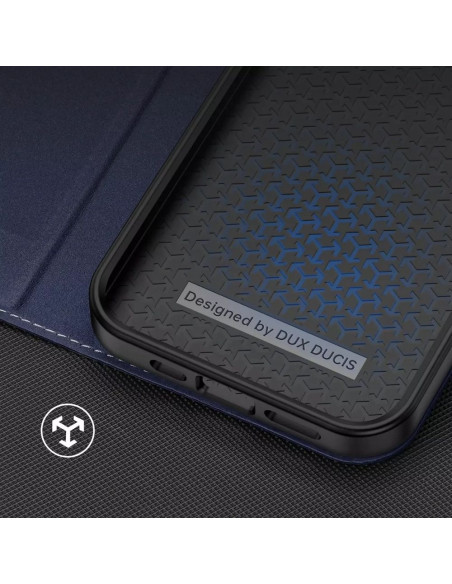 DUX DUCIS Skin X2 - Coque à rabat pour Apple iPhone 14 Pro bleu