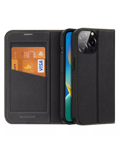 DUX DUCIS Skin X2 - Coque à rabat pour Apple iPhone 14 Pro Max noir