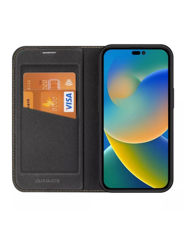 DUX DUCIS Skin X2 - Coque à rabat pour Apple iPhone 14 Pro Max noir