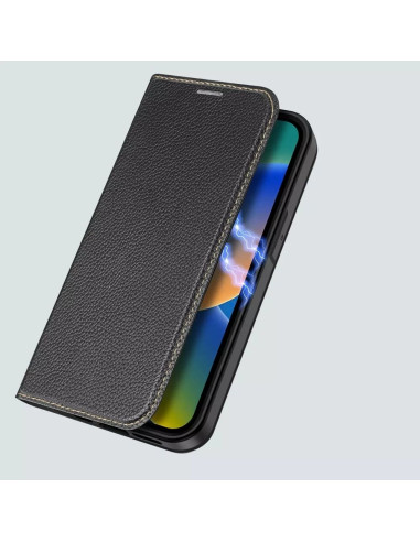 DUX DUCIS Skin X2 - Coque à rabat pour Apple iPhone 14 Pro Max noir