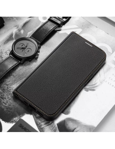 DUX DUCIS Skin X2 - Coque à rabat pour Apple iPhone 14 Pro Max noir