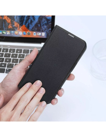 DUX DUCIS Skin X2 - Coque à rabat pour Apple iPhone 14 Pro Max noir