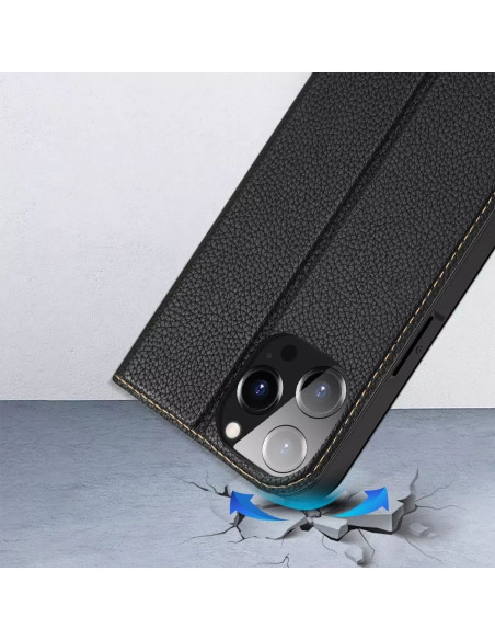 DUX DUCIS Skin X2 - Coque à rabat pour Apple iPhone 14 Pro Max noir