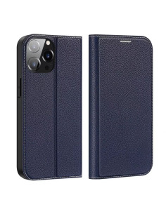 DUX DUCIS Skin X2 - Coque à rabat pour Apple iPhone 14 Pro Max bleu 2