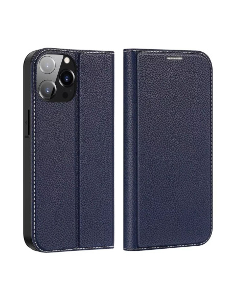 DUX DUCIS Skin X2 - Coque à rabat pour Apple iPhone 14 Pro Max bleu