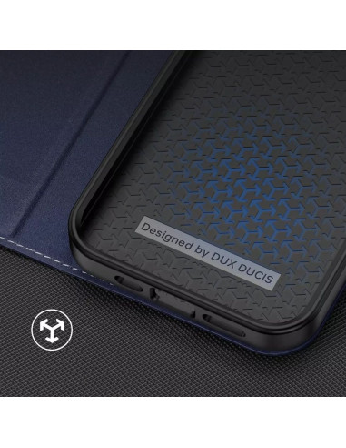 DUX DUCIS Skin X2 - Coque à rabat pour Apple iPhone 14 Pro Max bleu